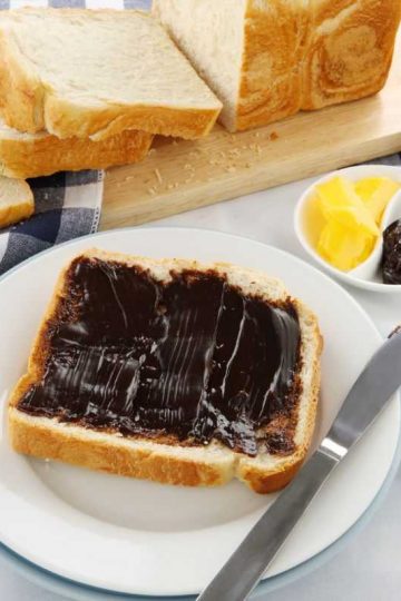 australian vegemite on toast