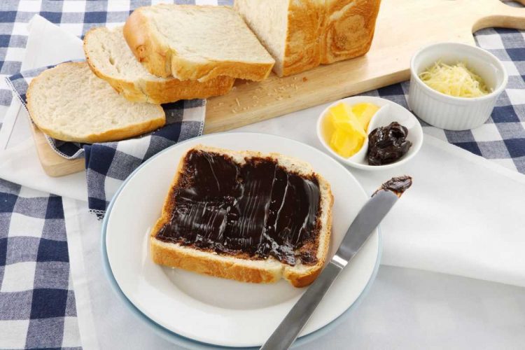 australian vegemite on toast