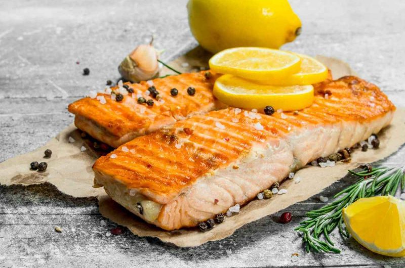 Lemon Garlic Grilled Salmon Recipe