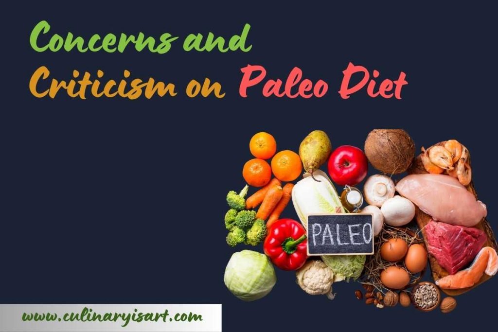 Concerns and criticisms on paleo diet