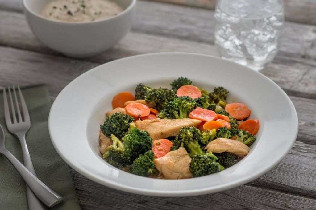 Paleo Chicken Stir-Fry in a Plate